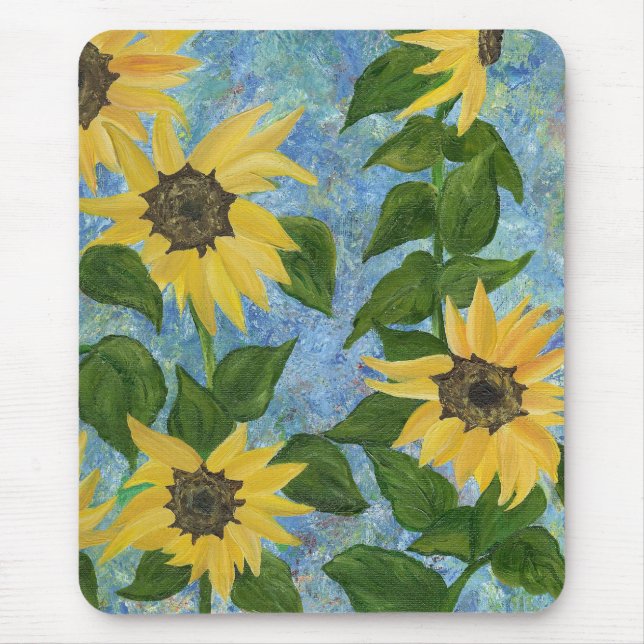 Sonnenblumen Mousepad (Vorne)