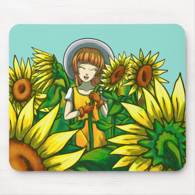 Sonnenblumen Mousepad (Vorne)