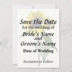 Sonnenblumen Mutter und Kind Save The Date