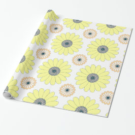 Sonnenblumen nahtloses Muster Geschenkpapier