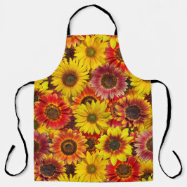 Sonnenblumen Nahtloses Muster Schürze