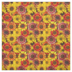 Sonnenblumen Nahtloses Muster Stoff