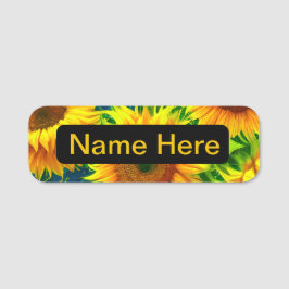 Sonnenblumen Namensschild