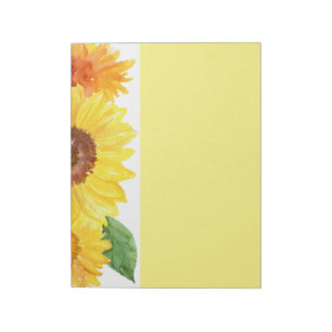 Sonnenblumen Note Pad Notizblock