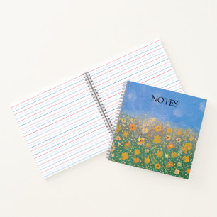 Sonnenblumen-Notebook Notizbuch