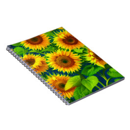 Sonnenblumen Notizblock