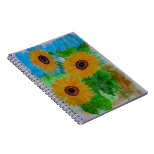 Sonnenblumen Notizblock