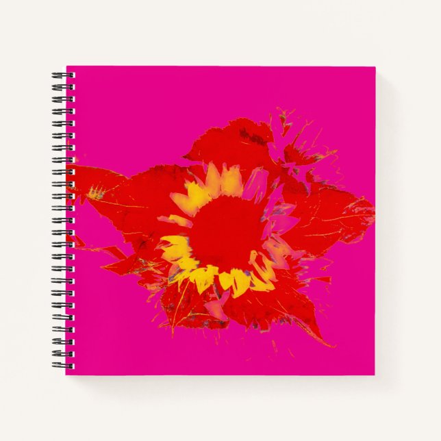 Sonnenblumen Notizbuch (Vorderseite)