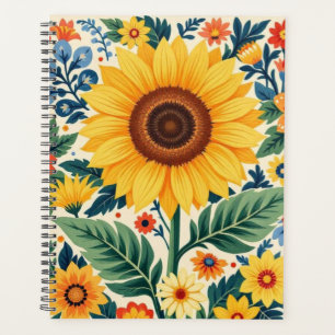 Sonnenblumen Notizbuch Planer