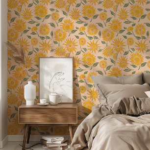 Sonnenblumen Peel & Stick Tapete