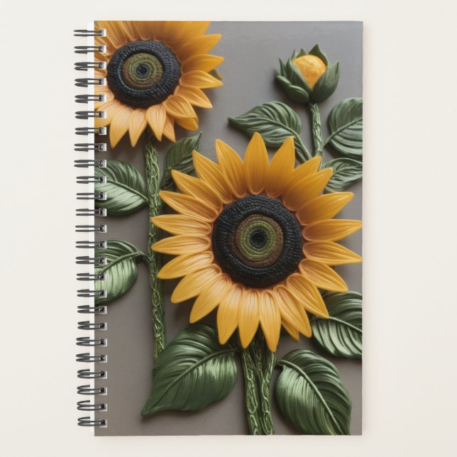 Sonnenblumen Planer (Vorderseite)