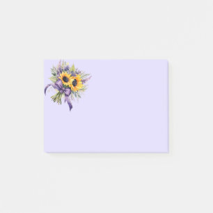 Sonnenblumen Post-it Klebezettel