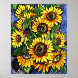 Sonnenblumen Poster