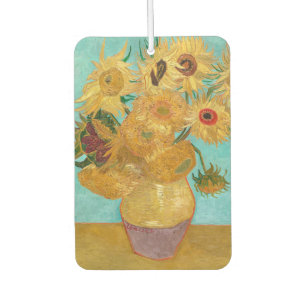 Sonnenblumen, Postimpressionistische Stilleben-Mal Autolufterfrischer