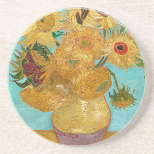 Sonnenblumen, postimpressionistisches Stillleben-G Getränkeuntersetzer