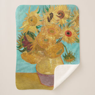 Sonnenblumen, postimpressionistisches Stillleben-G Sherpadecke