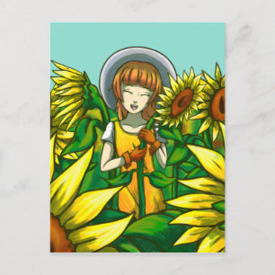 Sonnenblumen Postkarte