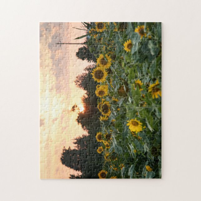 Sonnenblumen-Puzzle (Vertikal)