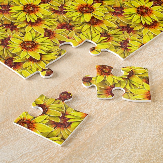 Sonnenblumen-Puzzle (Seite)