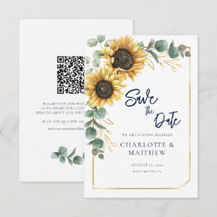 Sonnenblumen-QR-Code-Hochzeit-save-the-Date