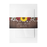 Sonnenblumen Rote Rosen Mason Jar Lights Hochzeit