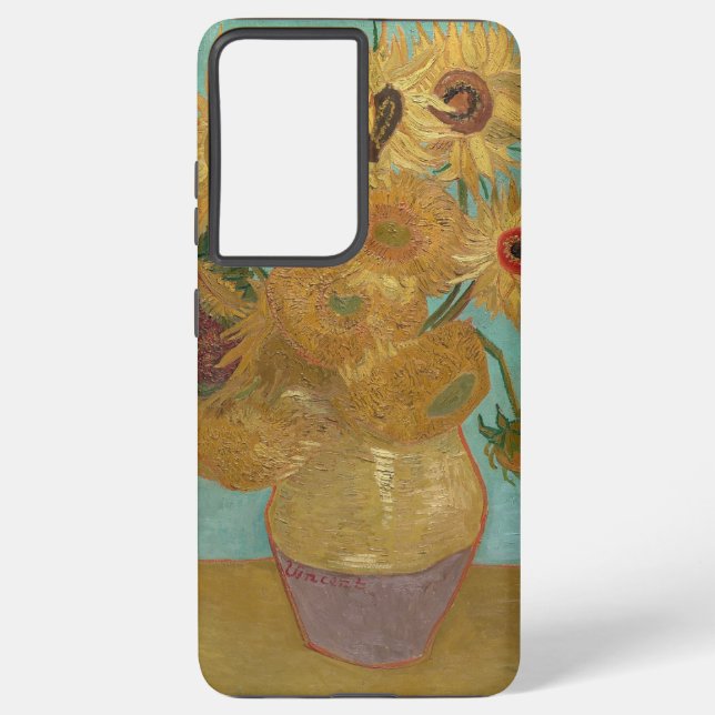 Sonnenblumen Samsung Galaxy Hülle (Rückseite)