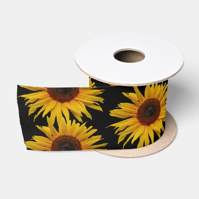 Sonnenblumen Satinband (Spule)