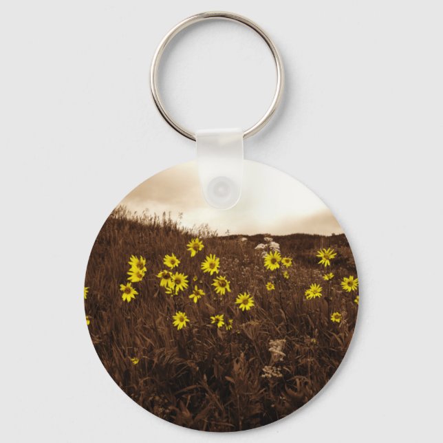 Sonnenblumen Schlüsselanhänger (Vorderseite)