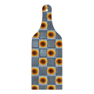 Sonnenblumen Schneidebrett