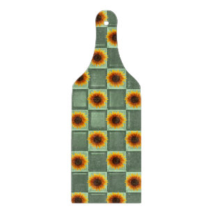 Sonnenblumen Schneidebrett