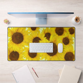 Sonnenblumen Schreibtischunterlage