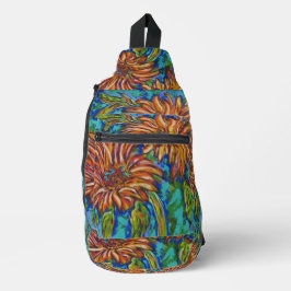 Sonnenblumen-Schultertasche Crossbody Bag