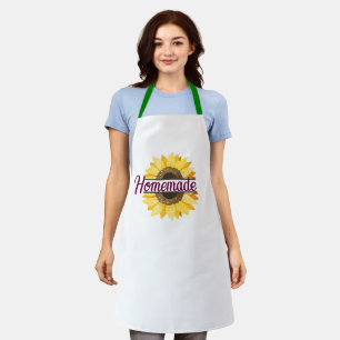 Sonnenblumen-Schürze mit individuellem Namen - Per Schürze
