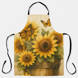 Sonnenblumen-Schürze Schürze