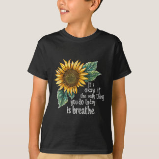Sonnenblumen-Selbstmordbewusstsein _7 T-Shirt