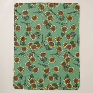 Sonnenblumen Sherpadecke
