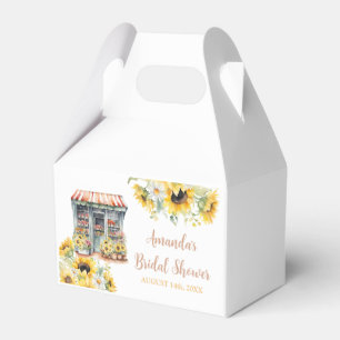Sonnenblumen Sie ist vom Brautparty Geschenkschachtel