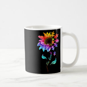 Sonnenblumen sind nette Puzzleteile Autismus Bewus Kaffeetasse