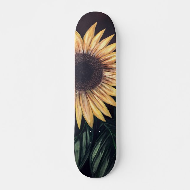 Sonnenblumen Skateboard (Vorne)