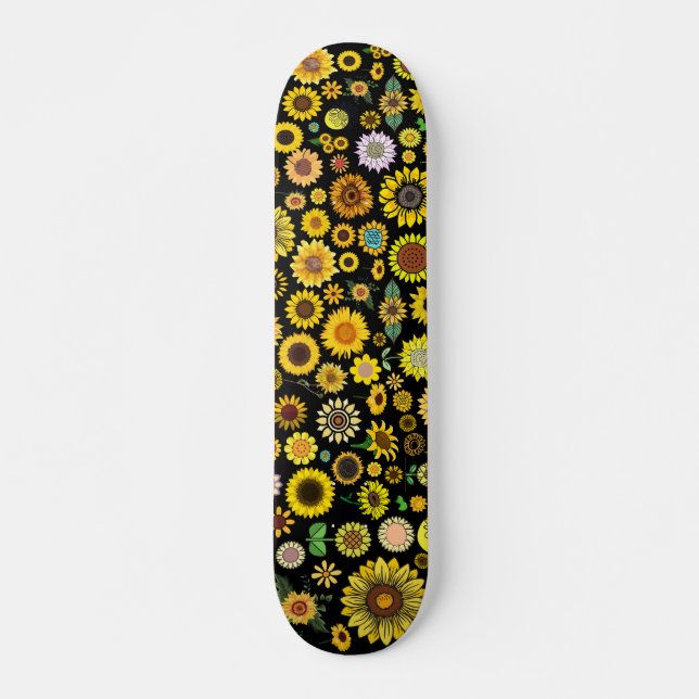 Sonnenblumen Skateboard Deck (Vorne)