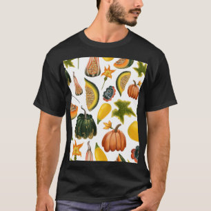 Sonnenblumen Sommer: Vintages Wasserfarbenmuster T-Shirt
