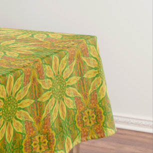 Sonnenblumen Sonnenblumen Bohemisch Arabesque Must Tischdecke
