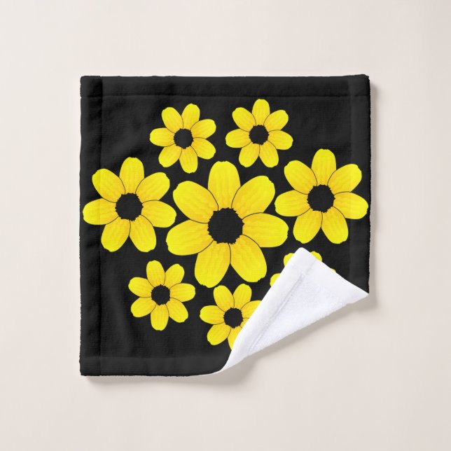 Sonnenblumen Sonnenblumen Waschlappen (Waschlappen)