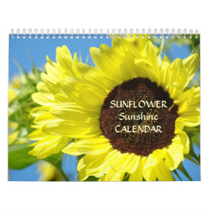 SONNENBLUMEN SONNENSCHEIN KALENDER Sonnenblumen