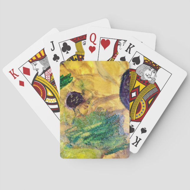 Sonnenblumen Spielkarten (Rückseite)
