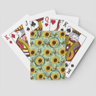 Sonnenblumen Spielkarten-Deck Spielkarten