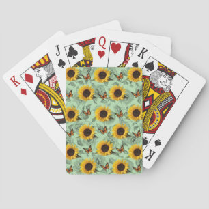 Sonnenblumen Spielkarten-Deck Spielkarten