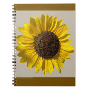 Sonnenblumen-Spiralblock Notizblock