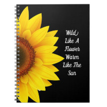 Sonnenblumen-SpiralNotebook