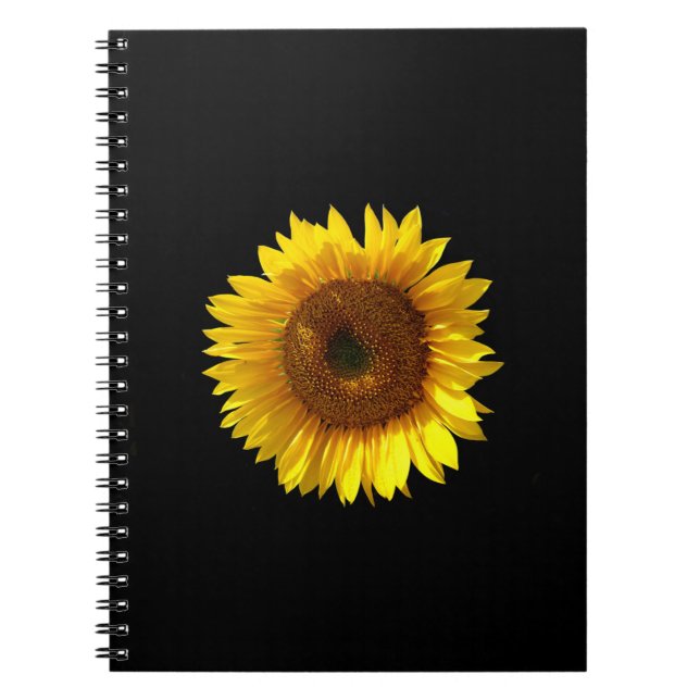 Sonnenblumen-SpiralNotebook Notizblock (Vorderseite)